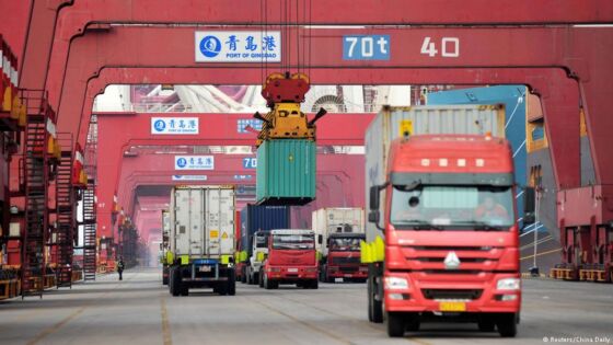 Chinese exports drop in March, but trade gap with US widens