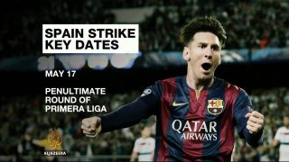 Spanish football strike